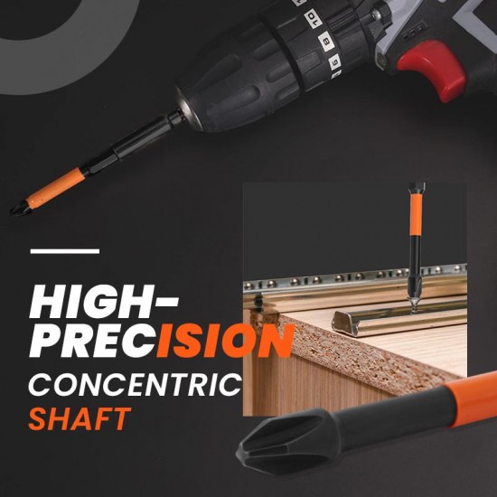 Pousbo Magnetischer Kreuzschlitz-Schraubendreher-Bitsatz