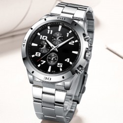 Modische wasserdichte leuchtende Quarzuhr