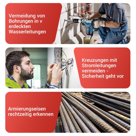 Begrenzte Zeit 50% RabattMultifunktionaler Handheld Metall und Wand Detektor