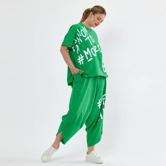 Aujourd'hui 50% de réductionZweiteiliges Freizeit-T-Shirt-Set