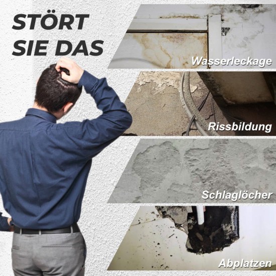 Schnell trocknender wasserdichter Reparaturzement für Fubden