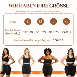 Hochgeschnittene Shapewear-Shorts mit Po-Lifting-Effekt♀
