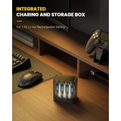 Begrenzte Zeit 50% RabattLithium-Ionen-Batterie mit integriertem Ladegertberladungsschutz