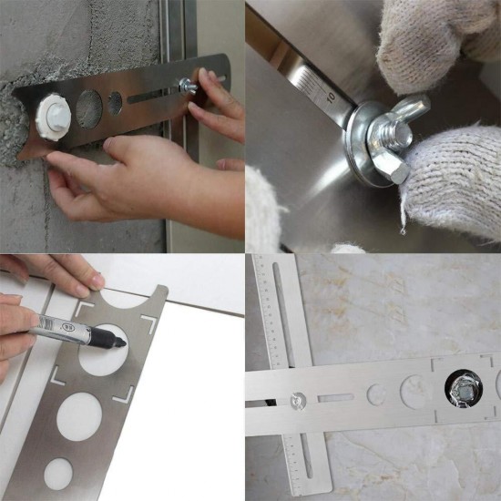 Werkzeuge RevolutionFliesen Winkel Messlineal