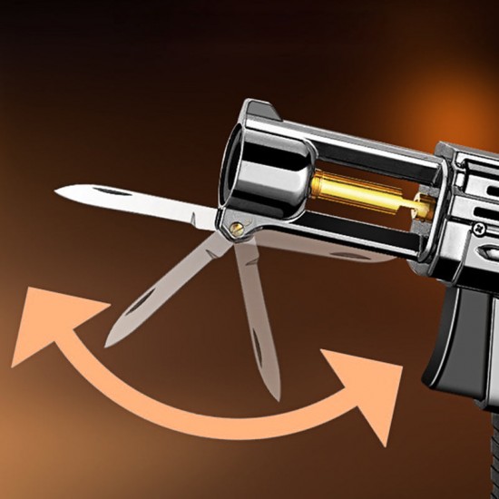 New Hot Selling Multifunktionales Power-Feuerzeug mit Klapp-Messer