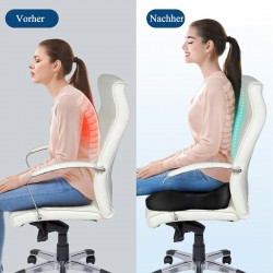 Ergonomisches Sitzkissen aus Memory-Schaumstoff