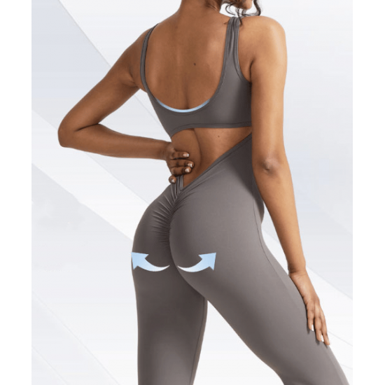  Mid-Year Sale 49% OFF Sleeveless Jumpsuit Sexy Backless One Piece Shrunken Bottom Yoga One Piece Seamless One Piece (Buy 2 Get Free Shipping)