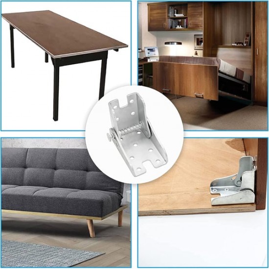 Heute 33%~47% Rabatt90° Klappscharnier, selbstsichernd, korrosionsgeschützt, unsichtbare Verbindung