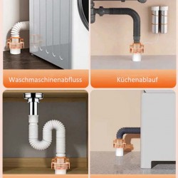 Multifunktionales Abwasserrohr-T-Stück mit Anti-Geruchs-Verbindung