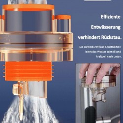 Multifunktionales Abwasserrohr-T-Stück mit Anti-Geruchs-Verbindung