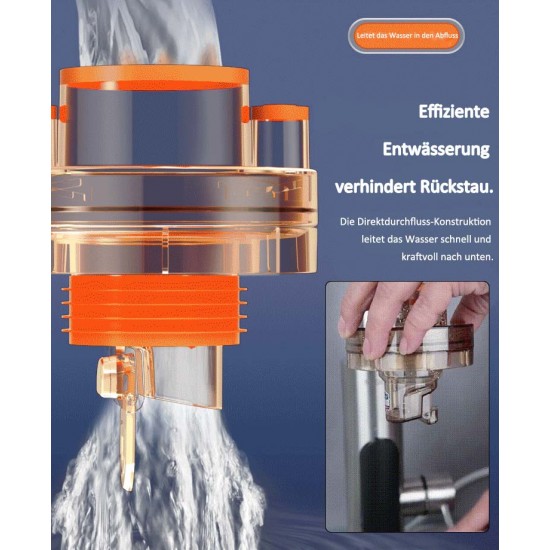 Multifunktionales Abwasserrohr-T-Stück mit Anti-Geruchs-Verbindung