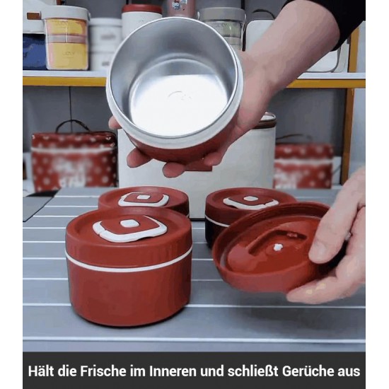 Heier Verkauf(50% Rabatt)Mikrowellengeeignete, isolierte Lunchbox aus Edelstahl