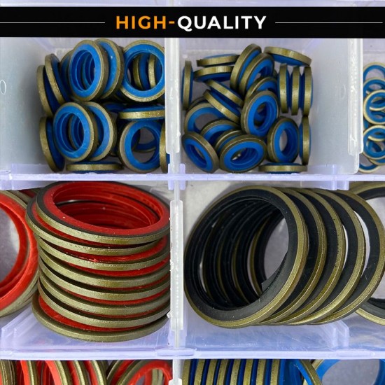 Pousbo 100 Stück/ 245 Stück Assortiertes Dichtungsring-Set