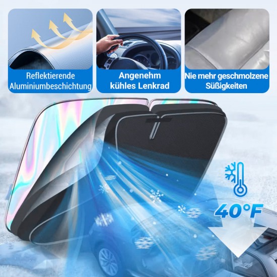  50% Rabatt  Laser-Sonnenschutz für die Auto-Frontscheibe