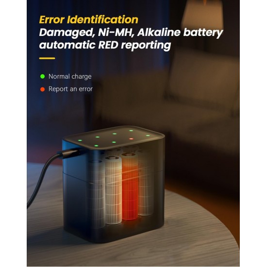 Begrenzte Zeit 50% RabattLithium-Ionen-Batterie mit integriertem Ladegertberladungsschutz