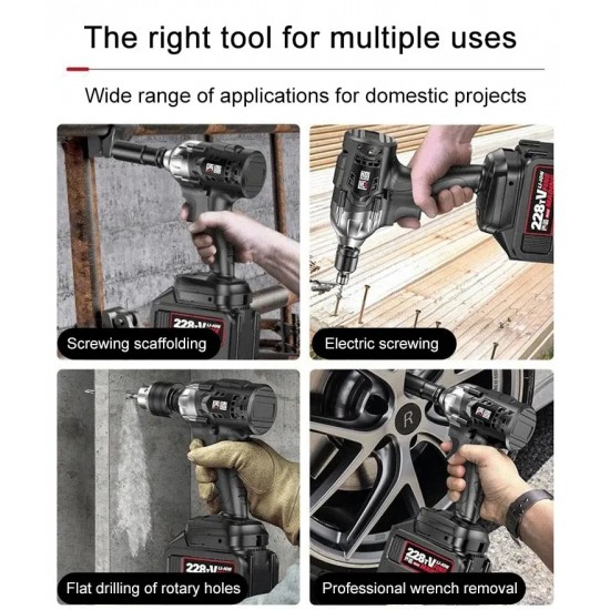 55 % Rabatt Bürstenloser Elektroschrauber--Leistungsstark, ohne Bürstenverschlei!