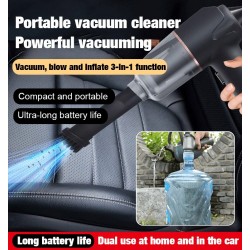50% RABATT Blasen, Saugen, Aufblasen – Kabelloser Staubsauger für Haus und Auto