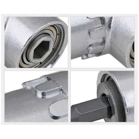 105° rechtwinkliger Kopf-Bohrschrauber-Verlngerungsbit-Power-Schraubendreher-Steckschlüssel-Adapter