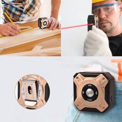 Free sjfart(41% Rabatt)2 in 1 Digitaler Entfernungsmesser - 40 m Laser + 5 m Maband