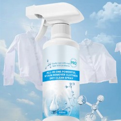 Heute 33%~60% Rabatt All-in-One leistungsstarke Fleckenentferner Kleidung Dry-Clean Spray
