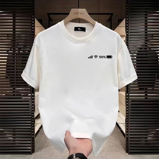 Lustiges, kreativ bedrucktes Kurzarm-T-Shirt für Herren Kostenloser Versand bei 2 Einkufen 