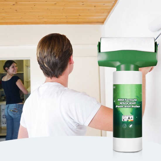 Heier Verkauf 50 % RABATTMilde Formel, weie Wandfarbe mit Rolle