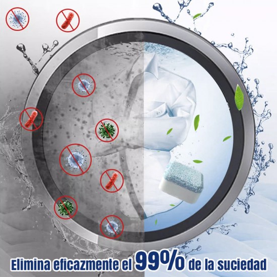 Tabletten für die Pflege und Tiefenreinigung von Waschmaschinen