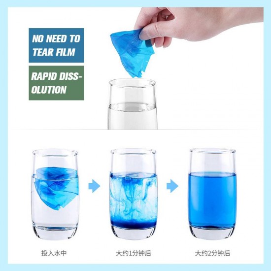 Blaues Deodorant Toilettenreiniger