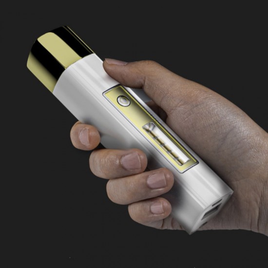 Mini 2-in-1 Taschenlampe & Powerbank mit hoher Leuchtkraft