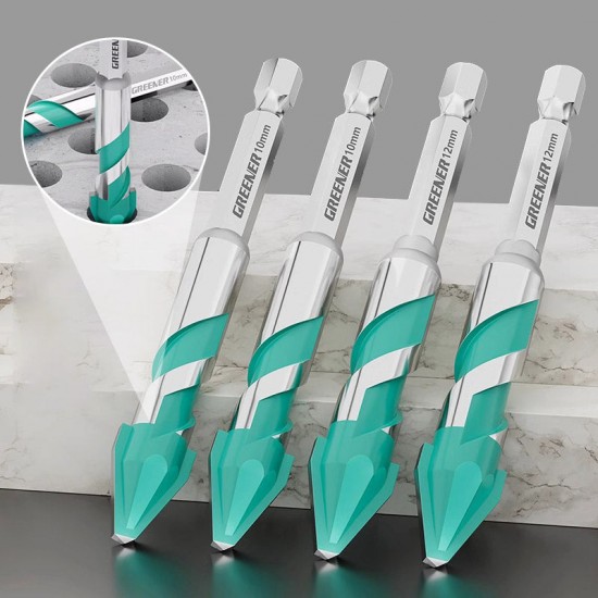 Hochfester Exzenter-Spiralbohrer-Satz