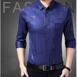 Dünnes, bügelfreies Hemd für Herren