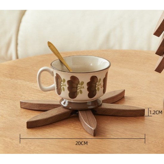 Heier WeihnachtsverkaufIsolierte Untersetzer Massivholz-Weihnachtsbaum-Untersetzer