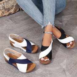 HOT SALE-50% OFFUltra-bequeme orthopdische Sandalen mit schrgem Absatz für Frauen