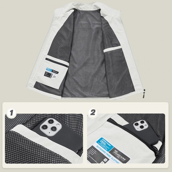 Bequeme, schnell trocknende Herrenweste mit Taschen