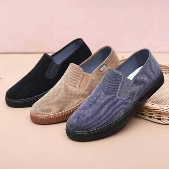 Herren Slip-On Atmungsaktive Schuhe mit weicher Sohle