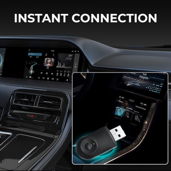 Limited Time Offer - 50% Off 2025 Ottocast Mini wireless CarPlay Android Auto Adapter