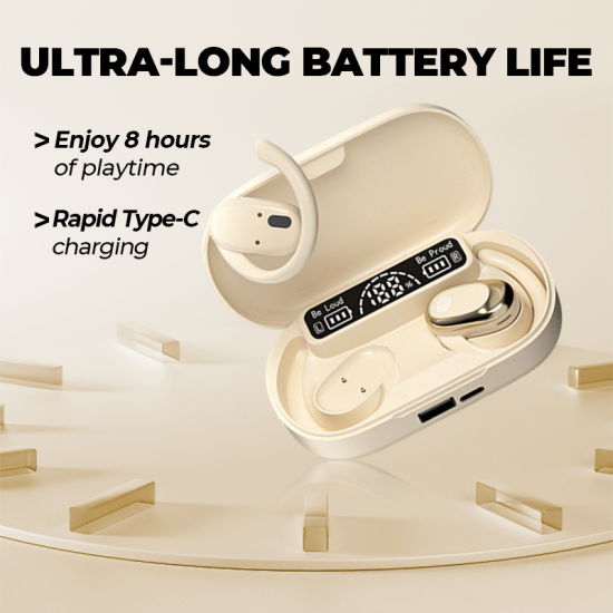 Kabellose Sport-Ohrhrer mit offenem Design und ultralanger Akkulaufzeit