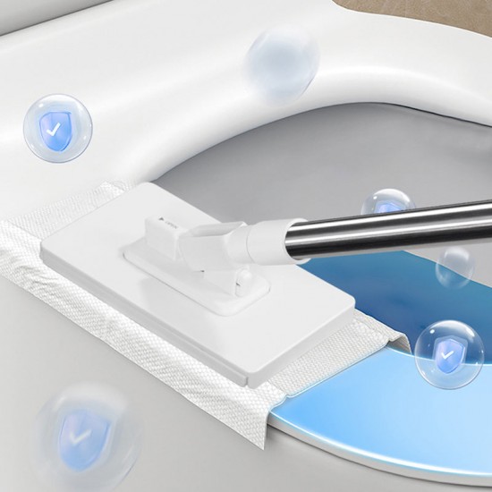  LETZTER TAG! 50% RABATT  Einweg-Staubmopp mit 4 wiederverwendbaren Bezügen 