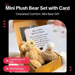 Letzter Tag Sonderpreis-50% RabattHandgefertigter Mini-Plüsch-Teddybr in einer Box