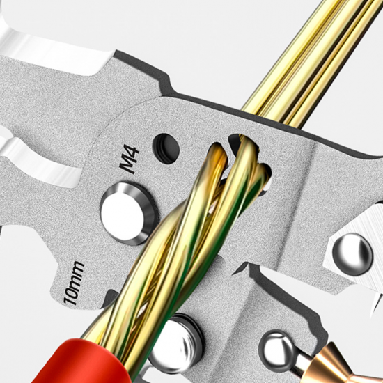 Multifunktionale klappbare Draht Stripping Schere mit elektrischem Test