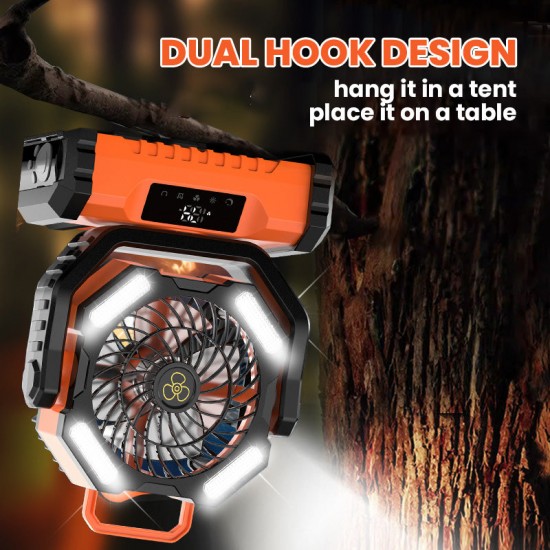 Tragbarer oszillierender Ventilator mit Fernbedienung