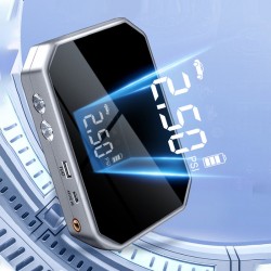 Starthilfe-Powerbank mit integriertem Kompressor für Autos