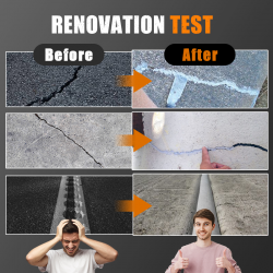 Wasserdichter, hochelastischer Rissfüller für Beton