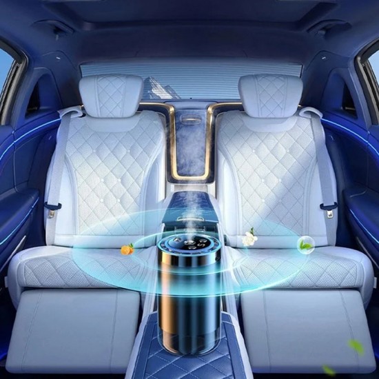  Auto-Diffusor mit Automatikstart & LED-Beleuchtung – 5x strkerer Duft, 100% natürliche le, passt in jedes Fahrzeug!