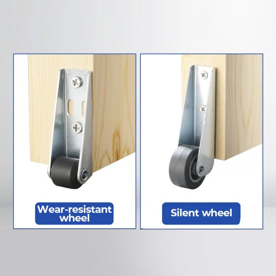 Leichtgngige, gerichtete LenkrollenVerwendung verschiedener Arten von Holzmbeln