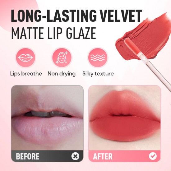 Langanhaltender samtig-matter Lipgloss