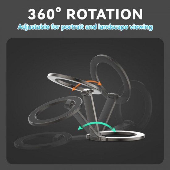 360° drehbarer, doppelseitiger magnetischer Handyhalter