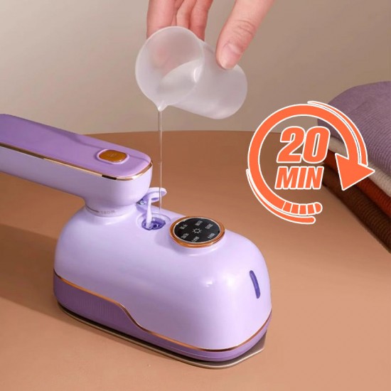 Tragbares Multifunktions-Handbügeleisen mit Stnder und Messbecher