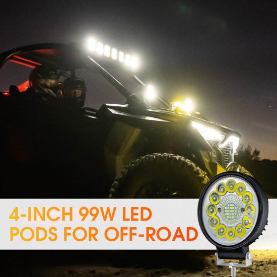 4-Zoll-LED-Pod mit 99 W für Offroad-Anwendungen