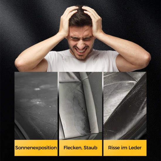  KAUFEN 2 ERHALTEN 3!  Reinigungs- & Pflegecreme für Leder - Tiefenreinigung mit Natürlichen len für Mbel, Autositze & Accessoires 